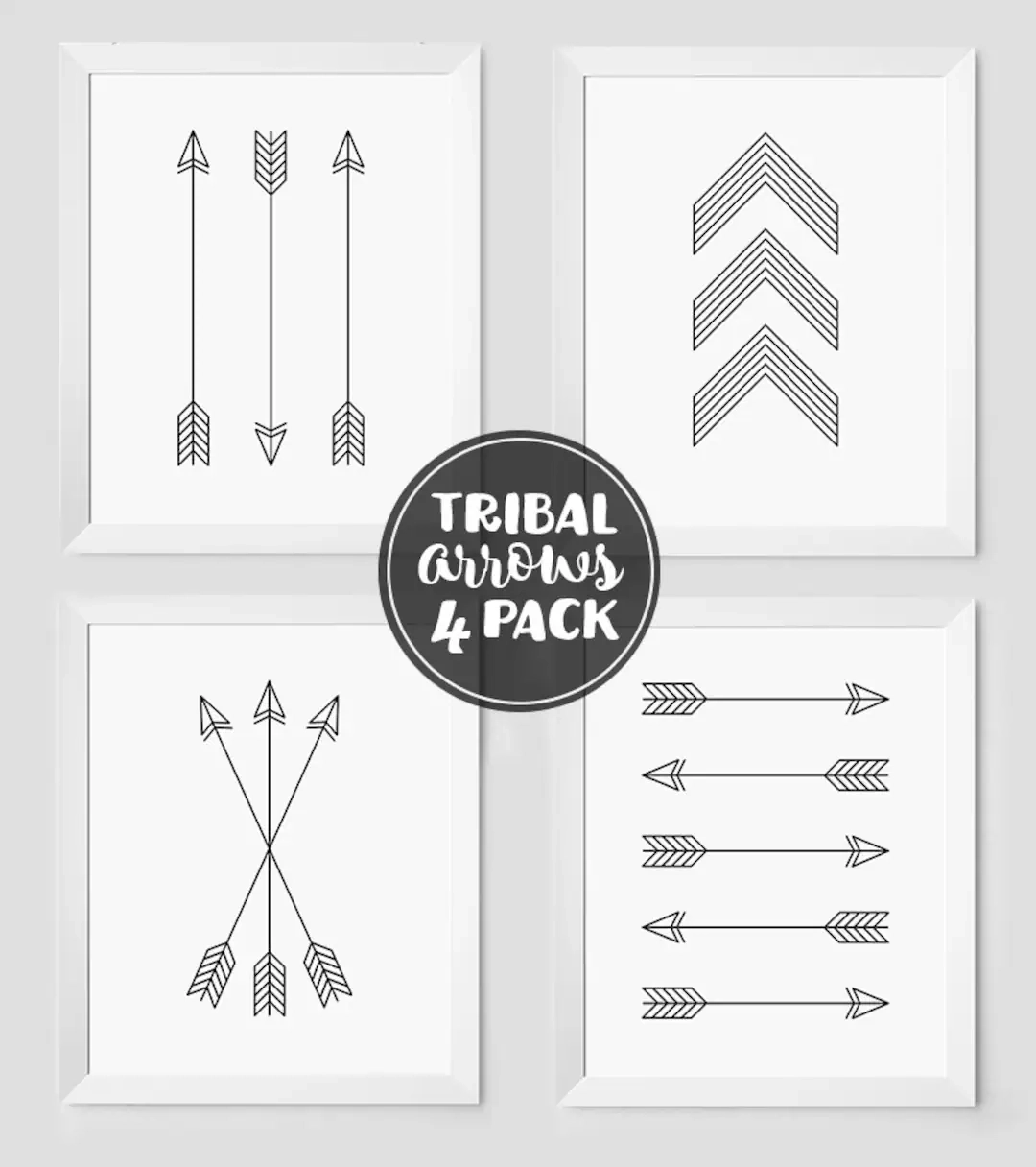 Tribal Arrow Prints Printable Art Wall Prints Arrows Arrow Printable Arrow Wall Art Chevron Print Arrow Wall Prints Printable Arrows Etsy