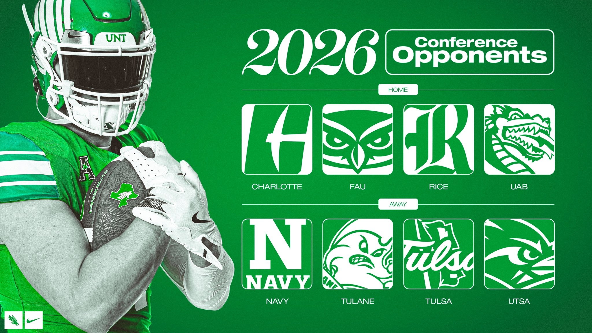 Unt Football Schedule 2026 Printable