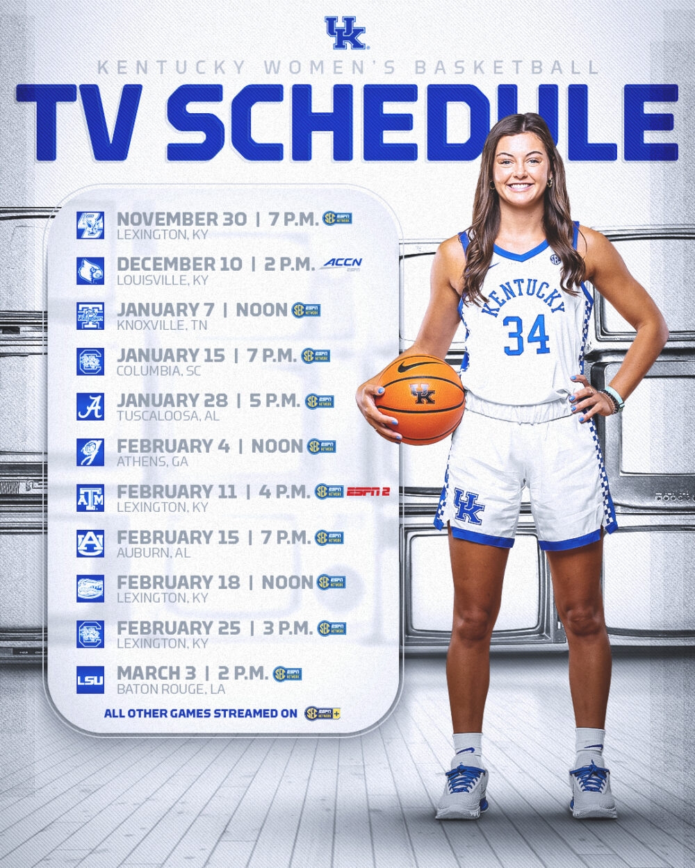 Wildcats Tip Times TV Designations Released Bluegrass Sports Nation Wildcats Tip Times TV Designations Released Bluegrass Sports Nation